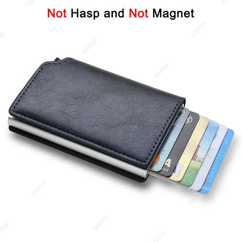 Anti Thief Rfid Credit Card Holder Smart Minimalist Wallet Men Women