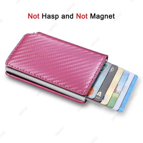 Anti Thief Rfid Credit Card Holder Smart Minimalist Wallet Men Women