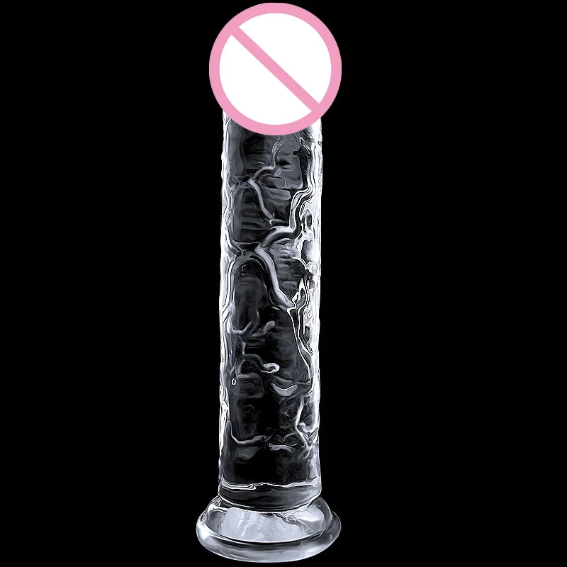 JIUUY Realistic Dildo With Suction Cup Huge Jelly Fake Dick Big Penis