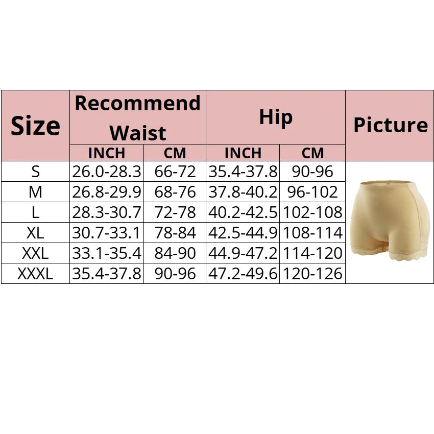 Padded Butt lifter Corrective Underwear Butt Enhancer Body Shaper