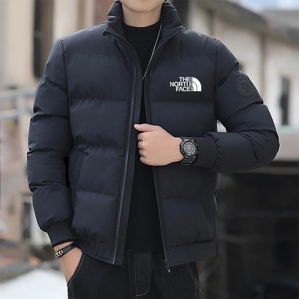 Fashionable and casual men's winter jacket outerwear cotton 2024 new