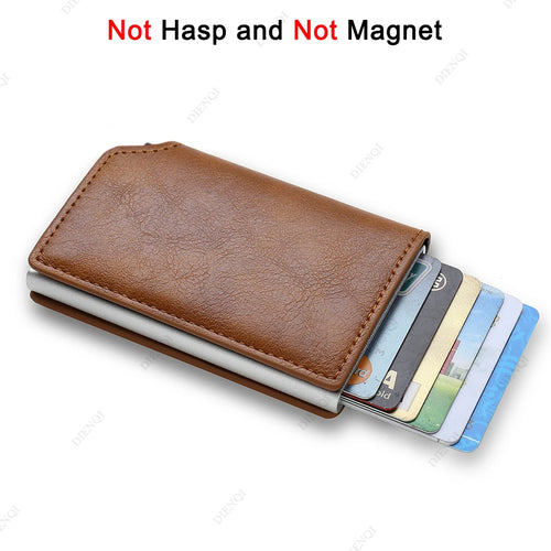 Anti Thief Rfid Credit Card Holder Smart Minimalist Wallet Men Women