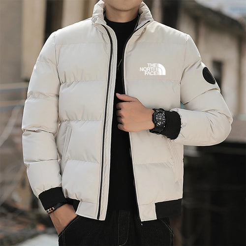 Fashionable and casual men's winter jacket outerwear cotton 2024 new