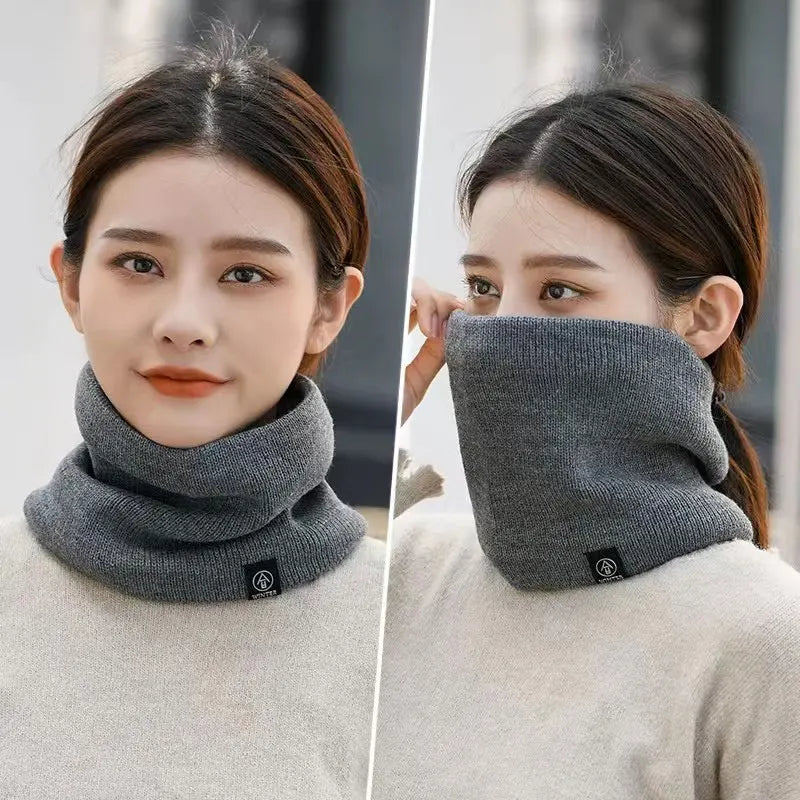 Fashion Women Knitted Scarf Solid Cashmer Like Winter Snood Scarves