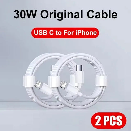 5-1pcs 30W Fast Charging Cable For Apple iPhone 13 12 11 14 Pro Max