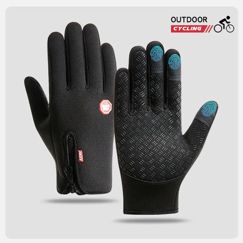 Men's Cycling Gloves Winter Touchscreen Warm Women Bicycle Gym Outdoor