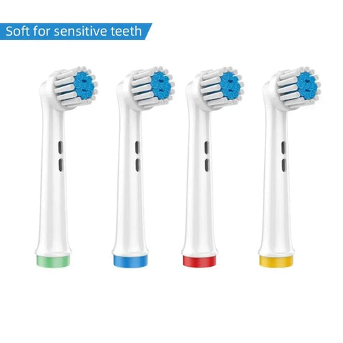 4PCS Dupont Bristle Electric Toothbrush Heads Whiten Teeth/Daily