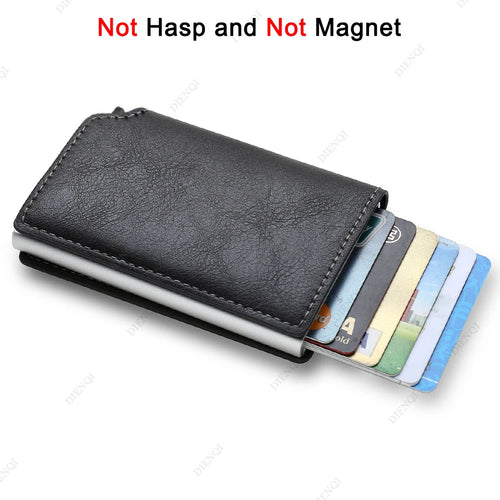 Anti Thief Rfid Credit Card Holder Smart Minimalist Wallet Men Women