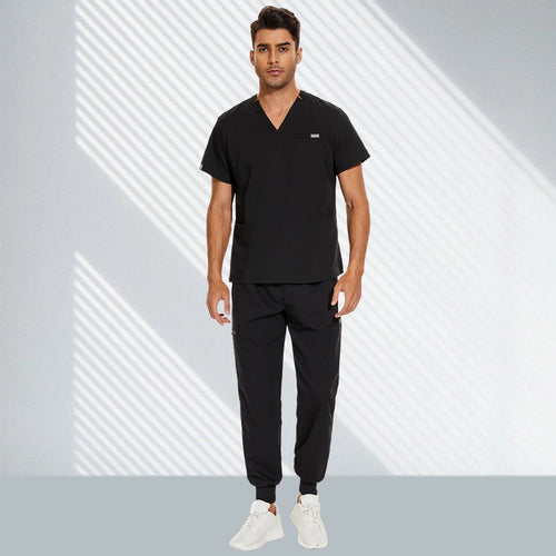 Hospital Doctor Nursing Set Unisex Wholesale Casual Jogger Suits Short