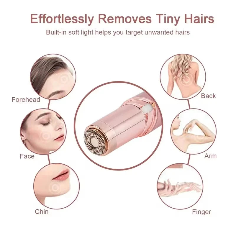 Electric Hair Removal Machine Eyebrow Trimmer Bikini Depilator Shaving