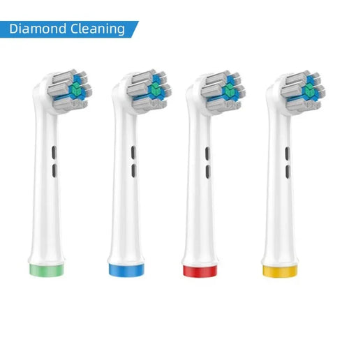 4PCS Dupont Bristle Electric Toothbrush Heads Whiten Teeth/Daily