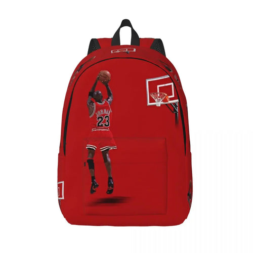 MJ-Michael Jordan for Teens Student School Bookbag Canvas Daypack