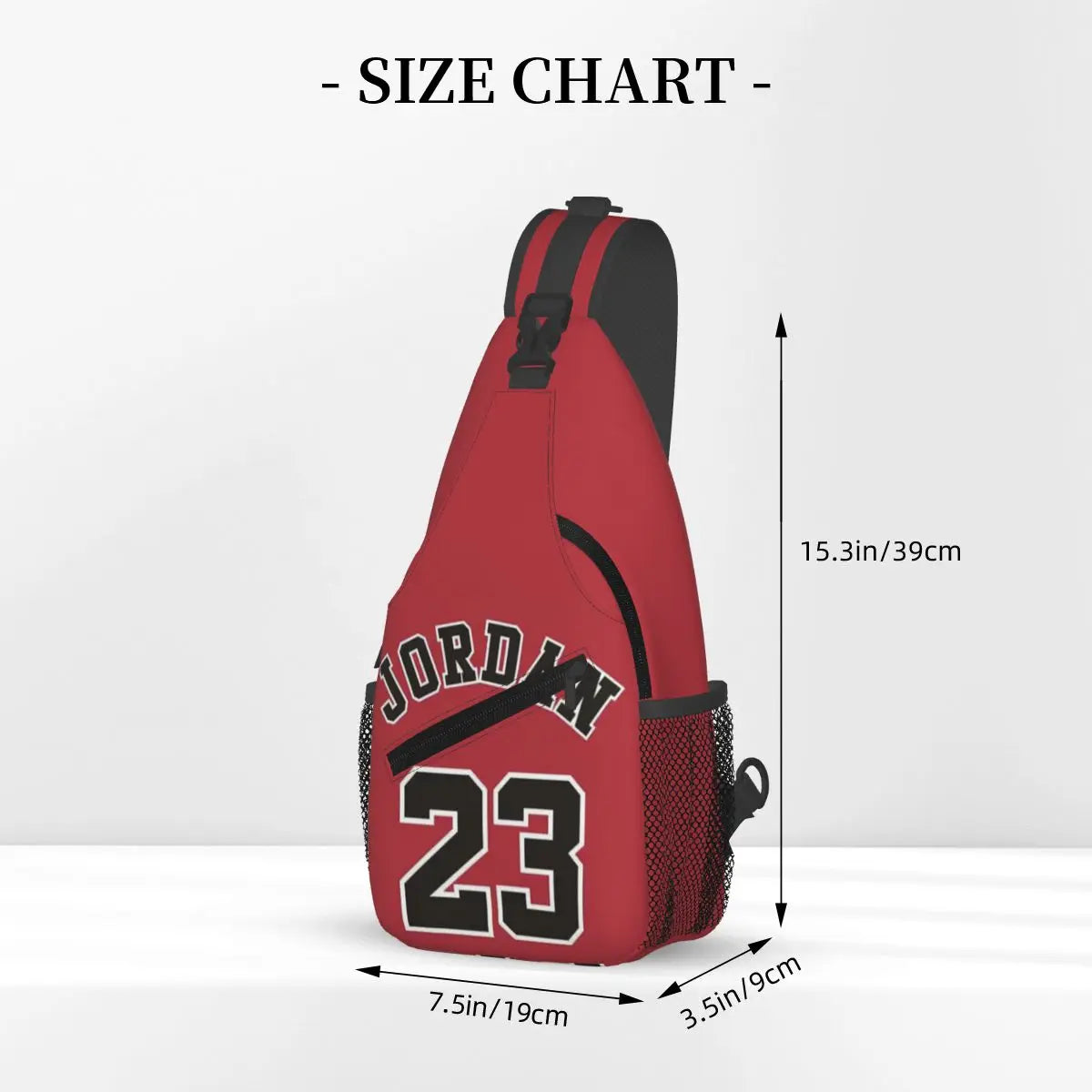 MJ Michael-Jordan 23 Sling Chest Bags Crossbody Shoulder Backpack