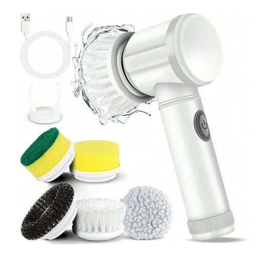 New Electric Spin Scrubber,Bathroom Cleaning Brush Power Scrubber with