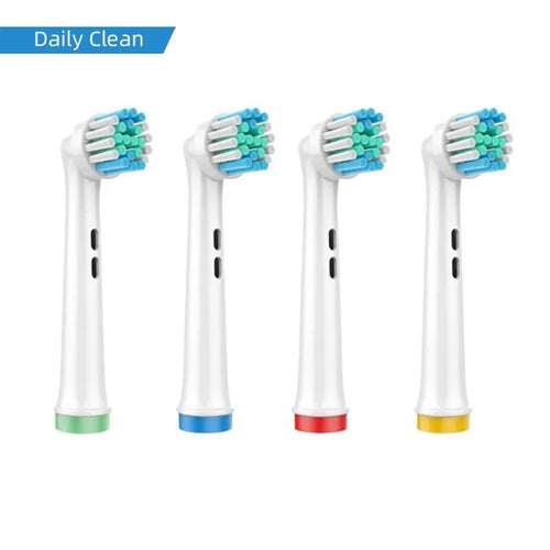 4PCS Dupont Bristle Electric Toothbrush Heads Whiten Teeth/Daily