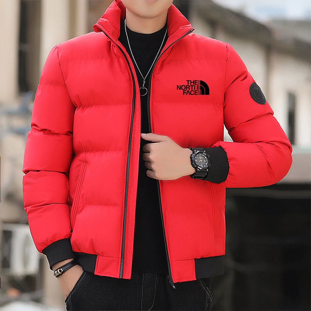 Fashionable and casual men's winter jacket outerwear cotton 2024 new