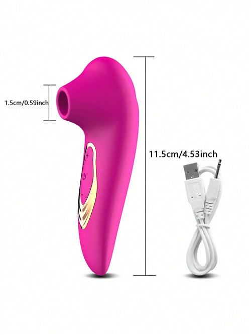 Silicone Suction Vibrators 10 Modes Nipple Sucker Sex Masturbation