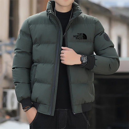 Fashionable and casual men's winter jacket outerwear cotton 2024 new