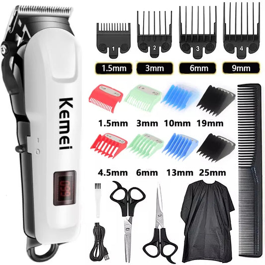 Electric Hair Clipper Hair Cut Maching Wireless Trimmer men