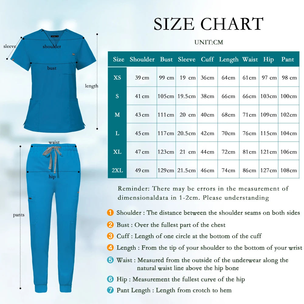 Hospital Doctor Nursing Set Unisex Wholesale Casual Jogger Suits Short