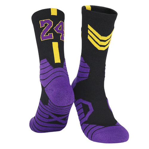 Men Elite for Basketball Socks Kobe Bryant Sports Boy and Children