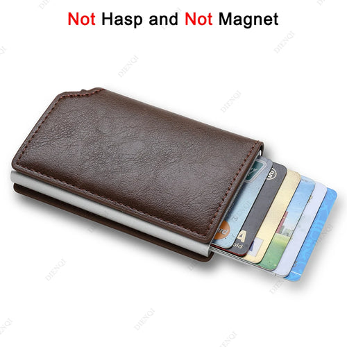 Anti Thief Rfid Credit Card Holder Smart Minimalist Wallet Men Women