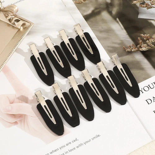 10pcs/set No Bend Seamless Hair Clips Side Bangs Barrette Makeup