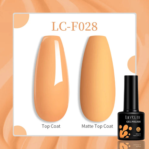 LILYCUTE 129 Colors 7ML Nail Gel Polish Nail Supplies Vernis Semi