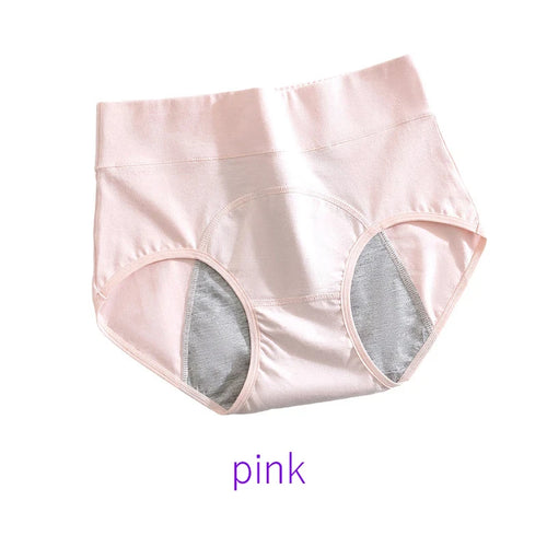 Panties for Menstruation Cotton Menstrual Panties High Waist Period