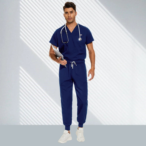 Hospital Doctor Nursing Set Unisex Wholesale Casual Jogger Suits Short