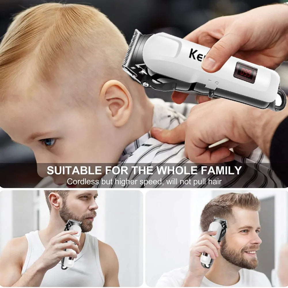 Electric Hair Clipper Hair Cut Maching Wireless Trimmer men