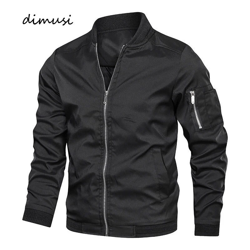 Spring Autumn Men's Bomber Jacket Casual Lightweight Jacket For Men