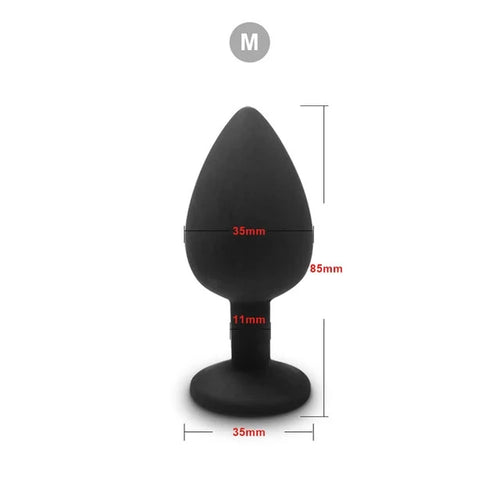 3 Size Silicone Butt Plug Anal Plug Unisex Sex Stopper Adult Toys for