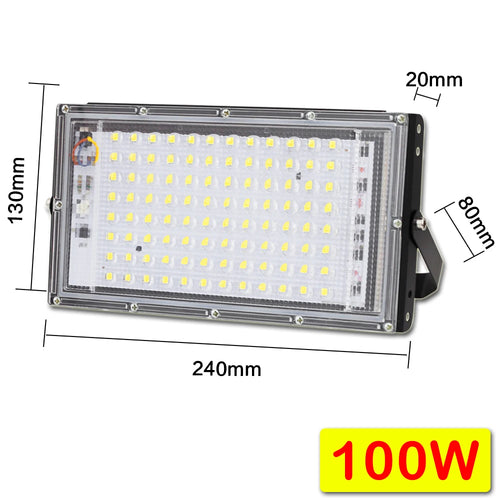 50W 100W 150W Led Flood Light IP65 Waterproof AC 220V Outdoor