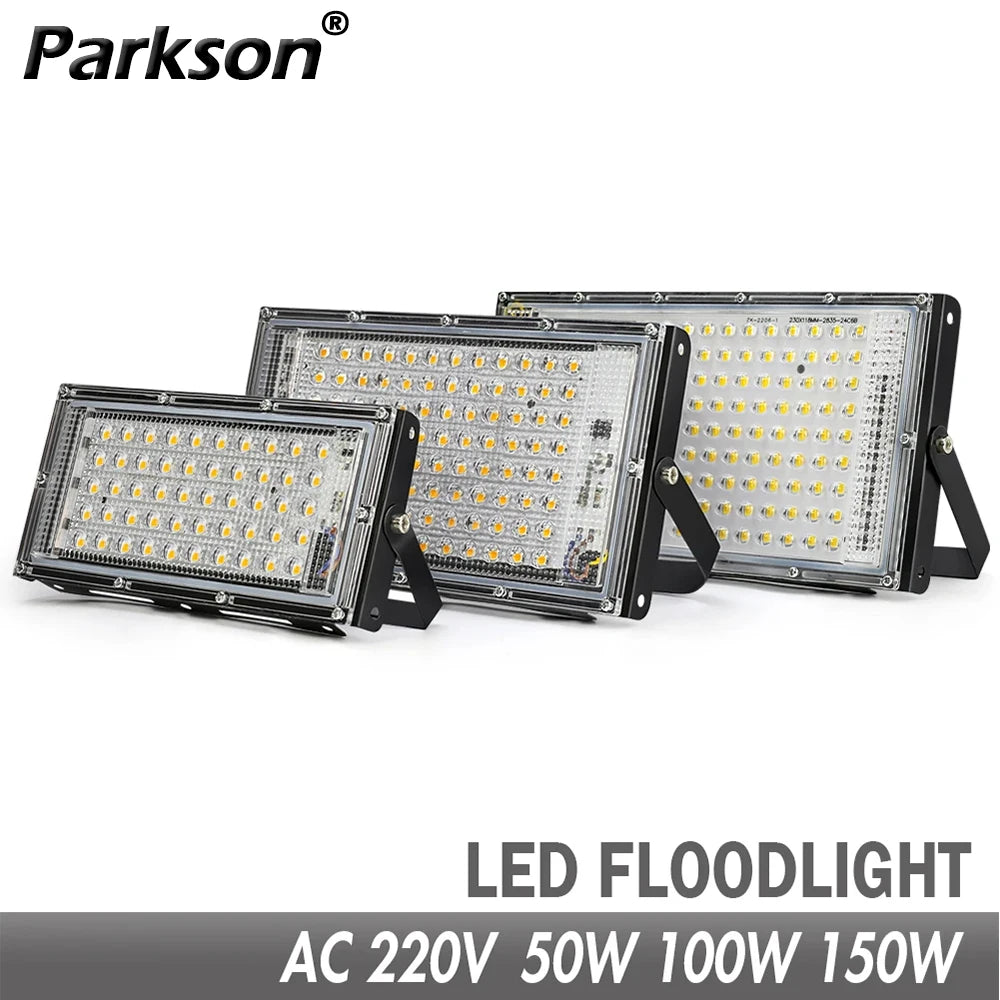 50W 100W 150W Led Flood Light IP65 Waterproof AC 220V Outdoor