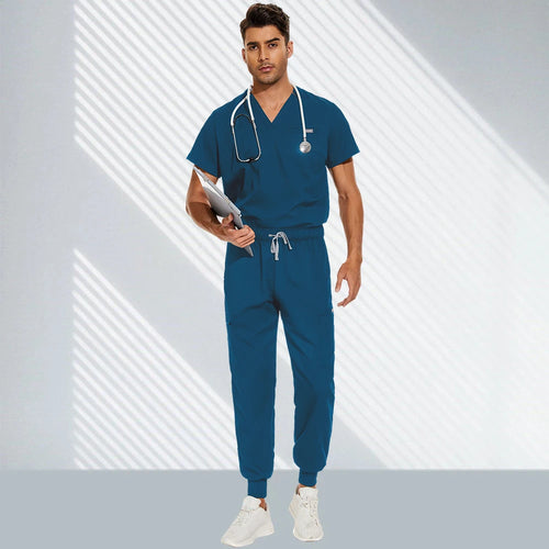 Hospital Doctor Nursing Set Unisex Wholesale Casual Jogger Suits Short