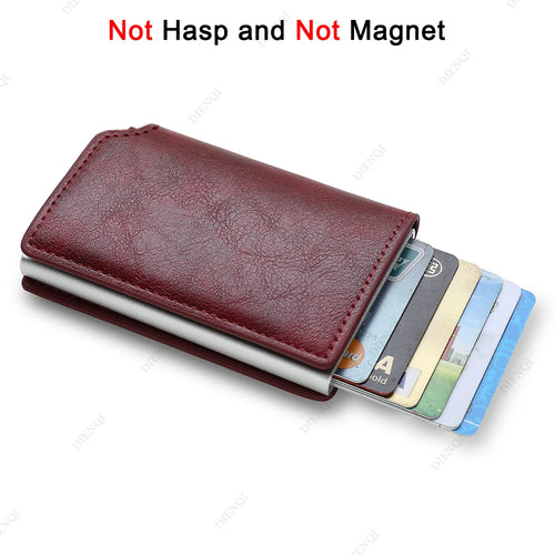 Anti Thief Rfid Credit Card Holder Smart Minimalist Wallet Men Women