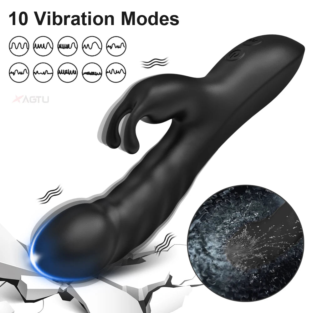 Powerful Rabbit Vibrator Female for Women G Spot Clitoris Stimulator