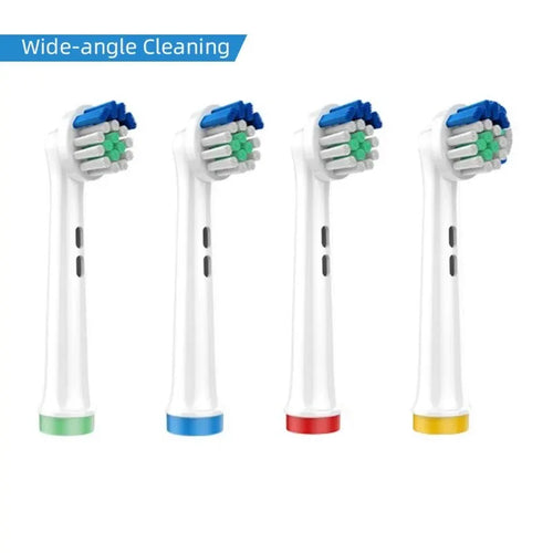 4PCS Dupont Bristle Electric Toothbrush Heads Whiten Teeth/Daily