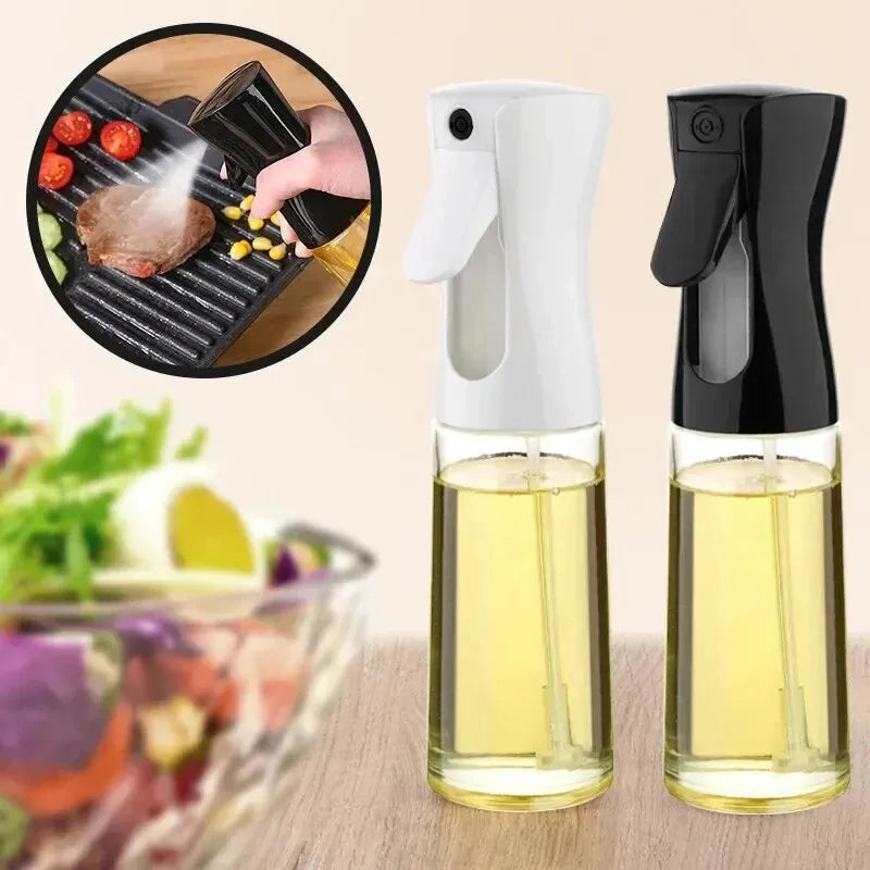 1pc 200ml/300ml Oil Spray Bottle Kitchen Cooking Olive Oil Dispenser