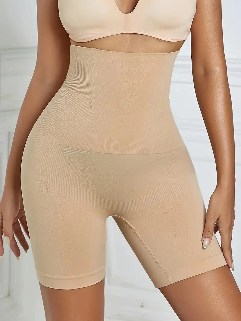 High Waist Shaping Boyshort Panties, Tummy Control Butt Lifting Slim