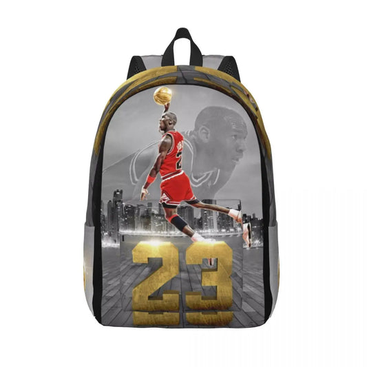 Michael-Jordan For Girls Boys Large Capacity Student Backpack