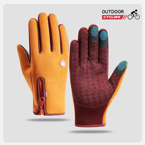 Men's Cycling Gloves Winter Touchscreen Warm Women Bicycle Gym Outdoor