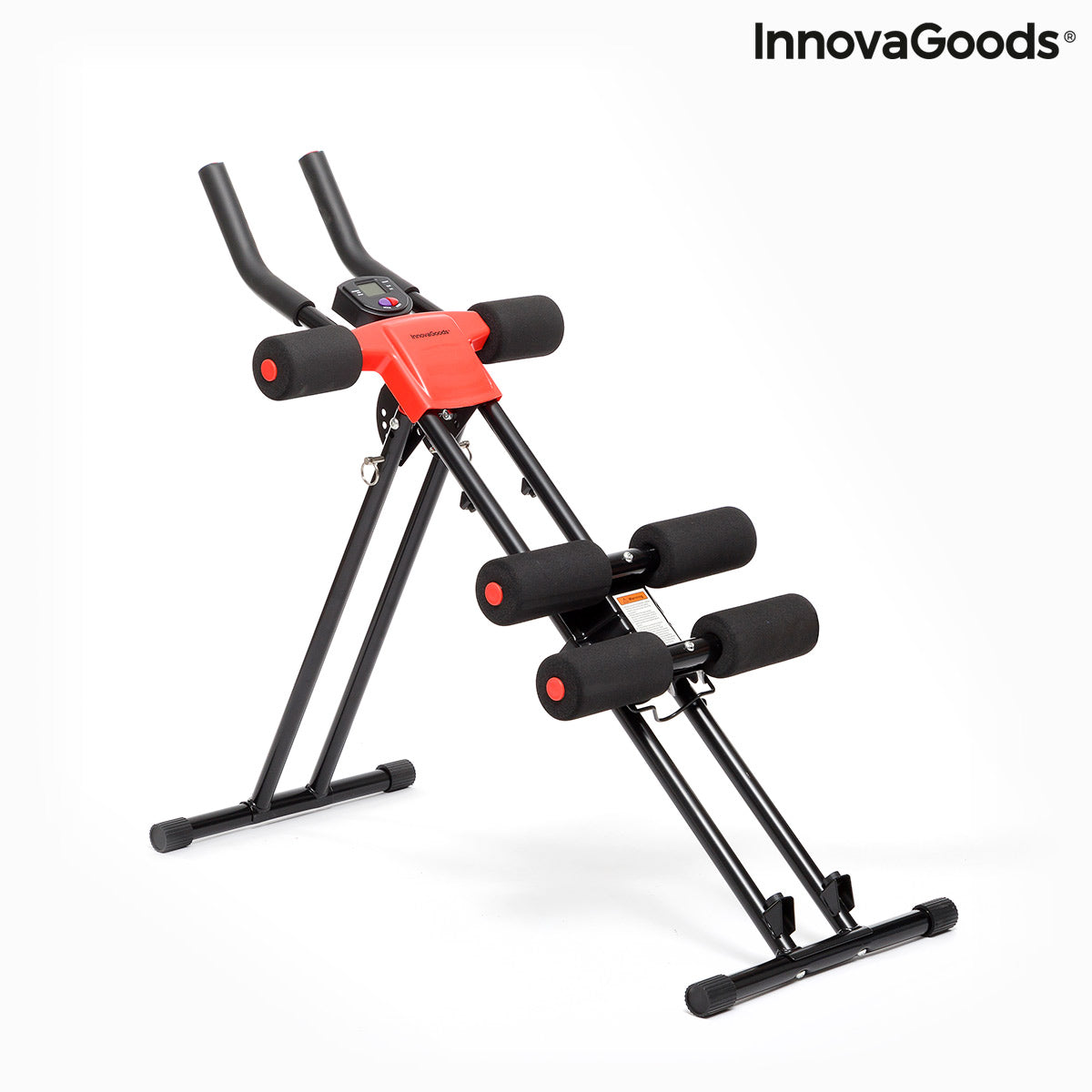 Folding Abdominal Machine with Exercise Guide Plawer InnovaGoods