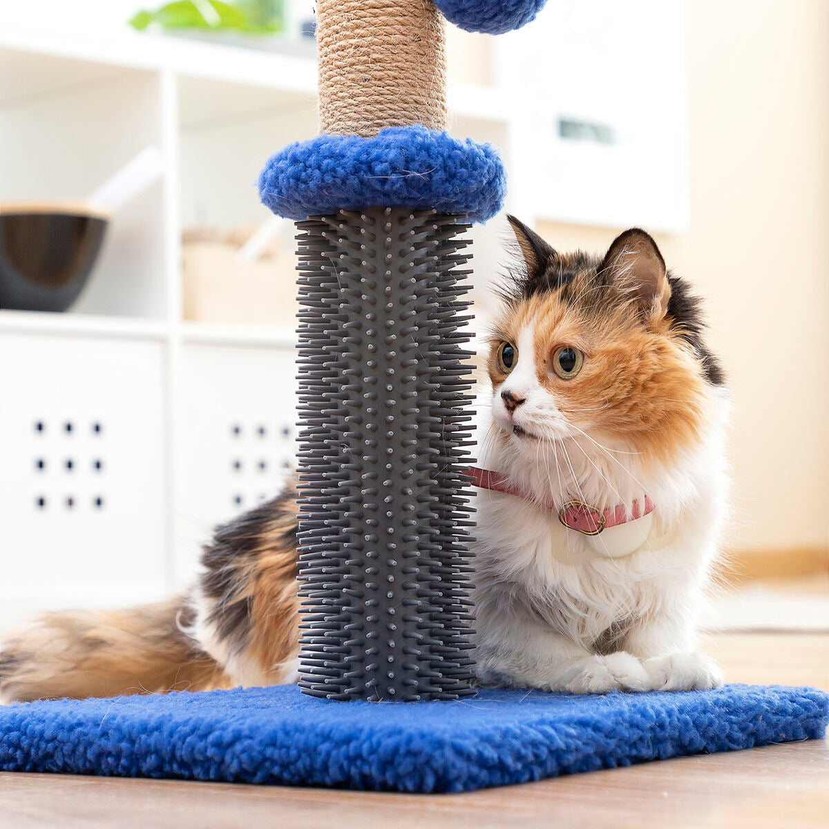 Cat Scratching and Massage Post with Ball Miausage InnovaGoods