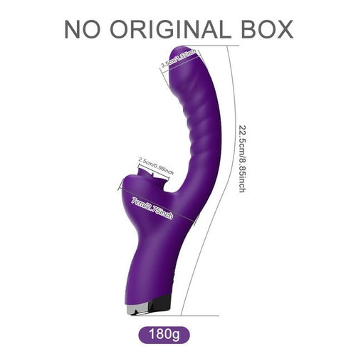 Vibrator For Women 2 In 1 Licking Machine Clitoris Stimulator G Spot