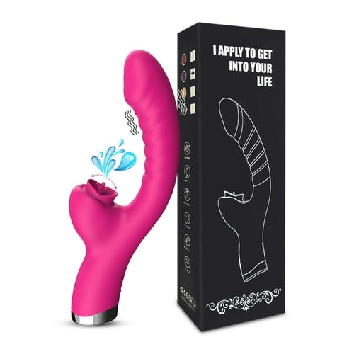 Vibrator For Women 2 In 1 Licking Machine Clitoris Stimulator G Spot